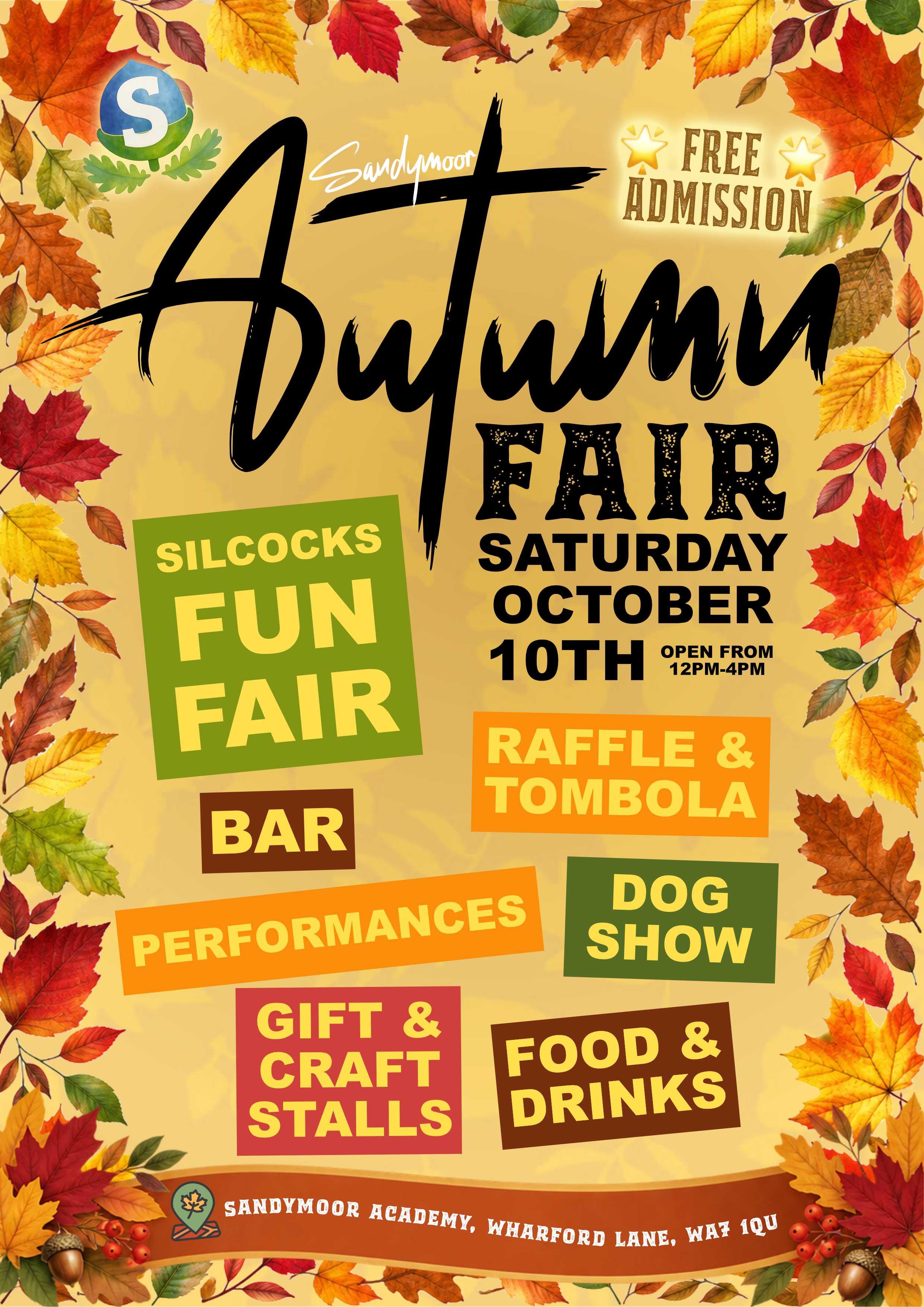 Saturday 10th October 2026 - Autumn Fair